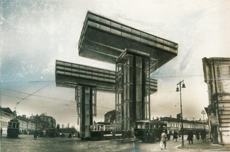 Cloud Hangers for Moscow–El Lissitzky–1924