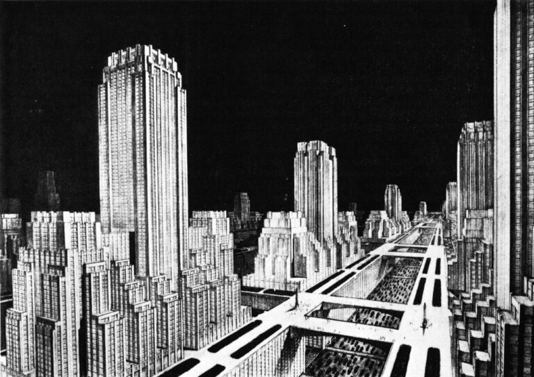 Hundred-story City–Francisco Mujica–1928
