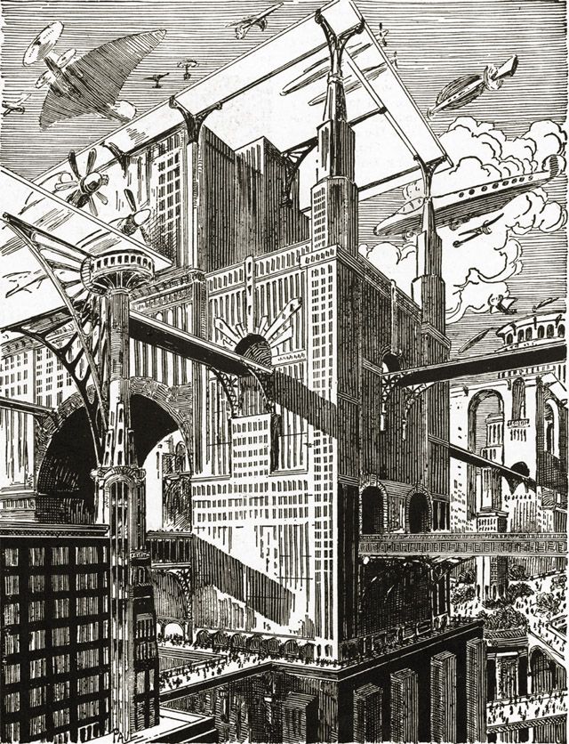 City of the Future–Frank Rudolph Paul–1929