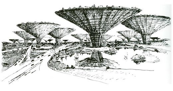 The Funnel City of Intrapolis–Walter Jonas–1960
