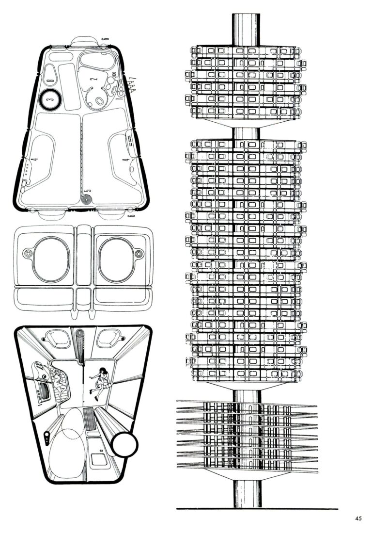 Capsule Houses–Warren Chalk–1964