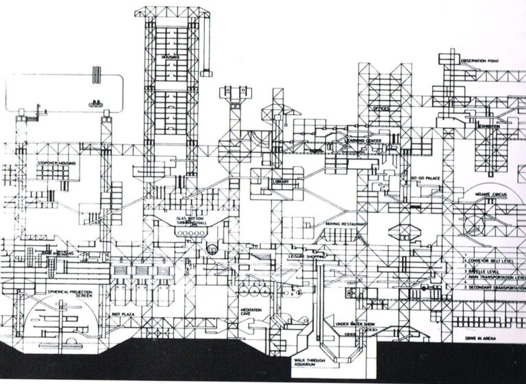 The Caravan City in the Mojave Desert–Engelbert Zobl–1967