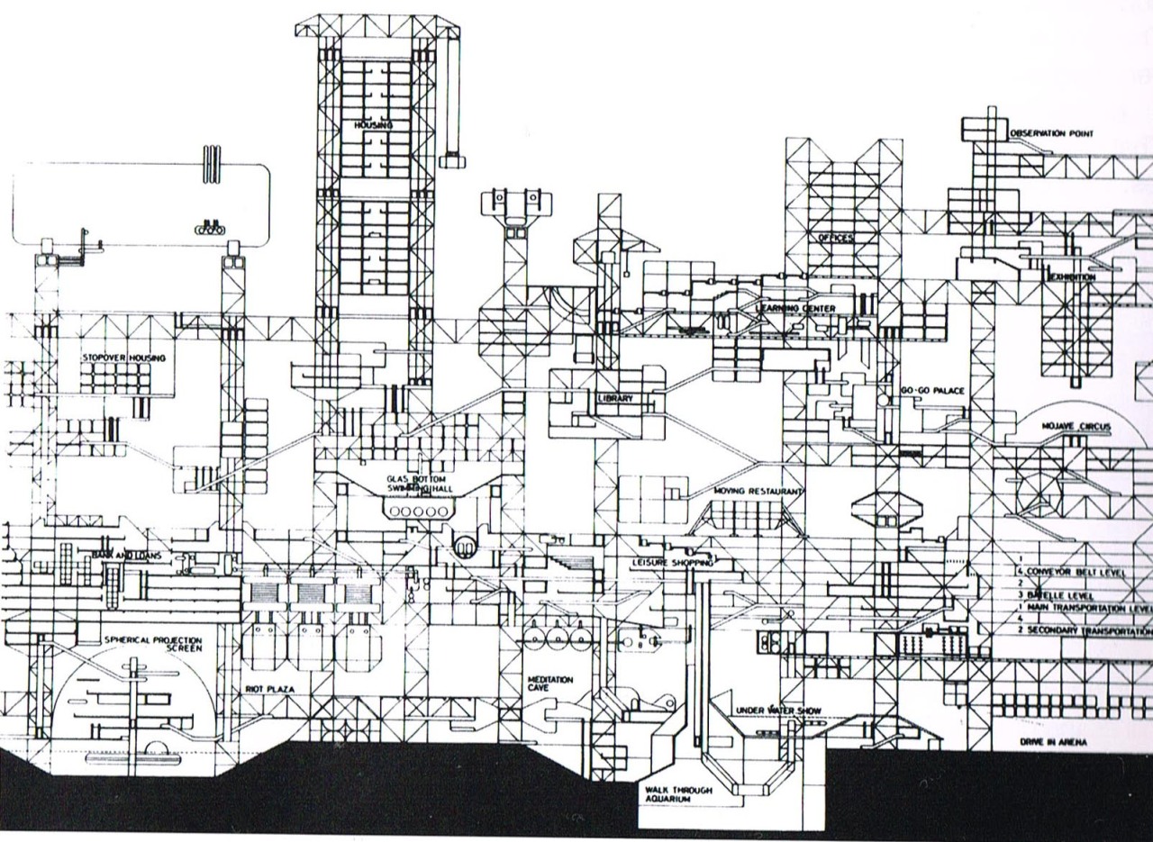 The Caravan City in the Mojave Desert–Engelbert Zobl–1967