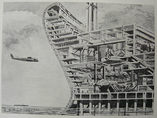 The British Sea City–Hal Moggridge–1968