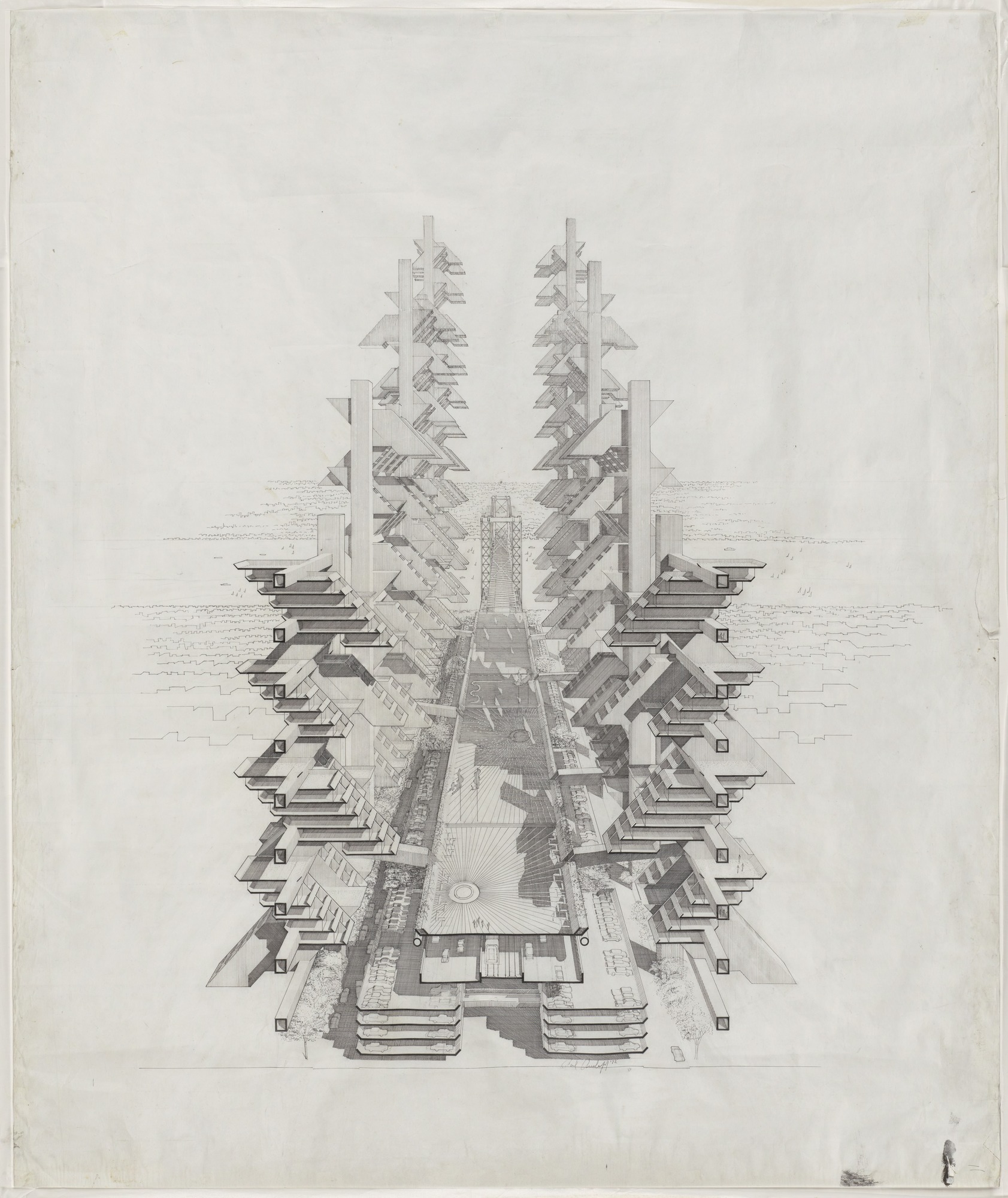 LOWMAX (Lower Manhattan Expressway Project)–Paul Rudolph–1972
