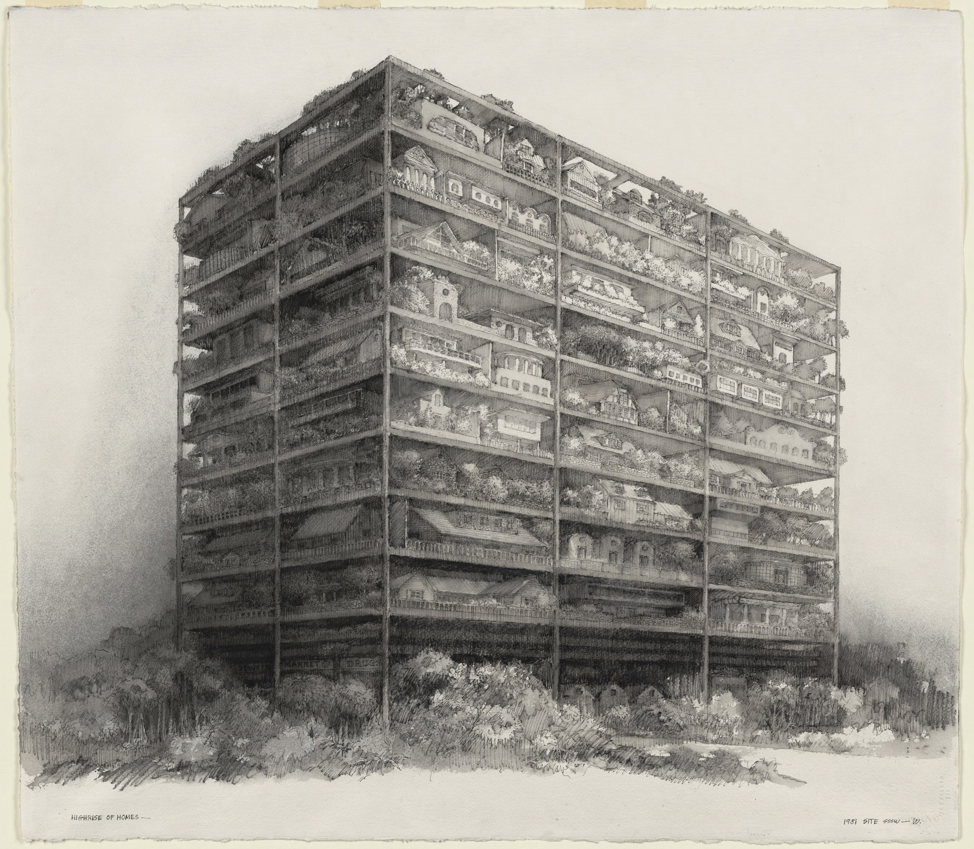 High-rise of Homes–James Wines–1989