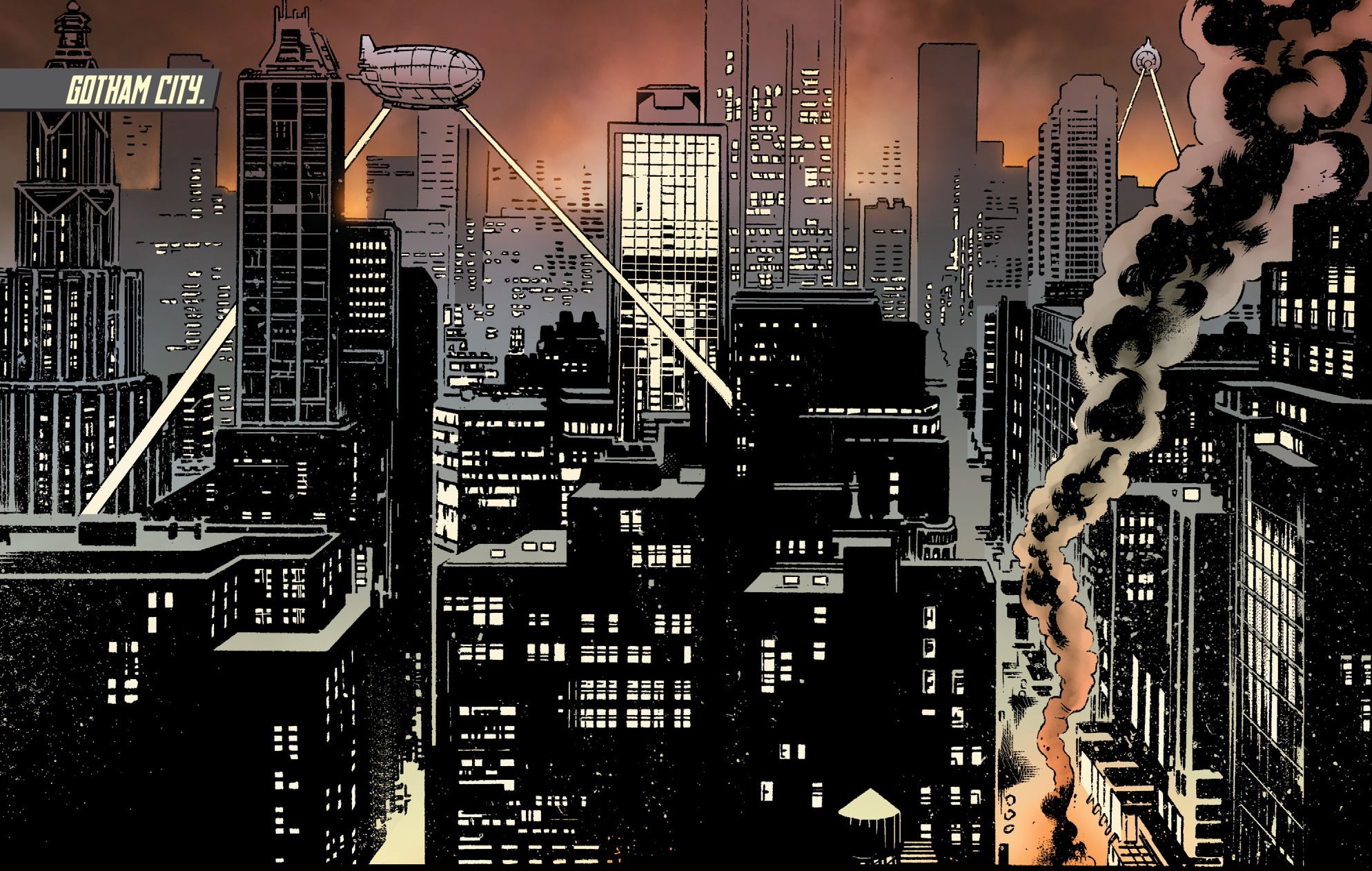 Gotham in Batman–Jeph Loeb and Jim Lee–1989